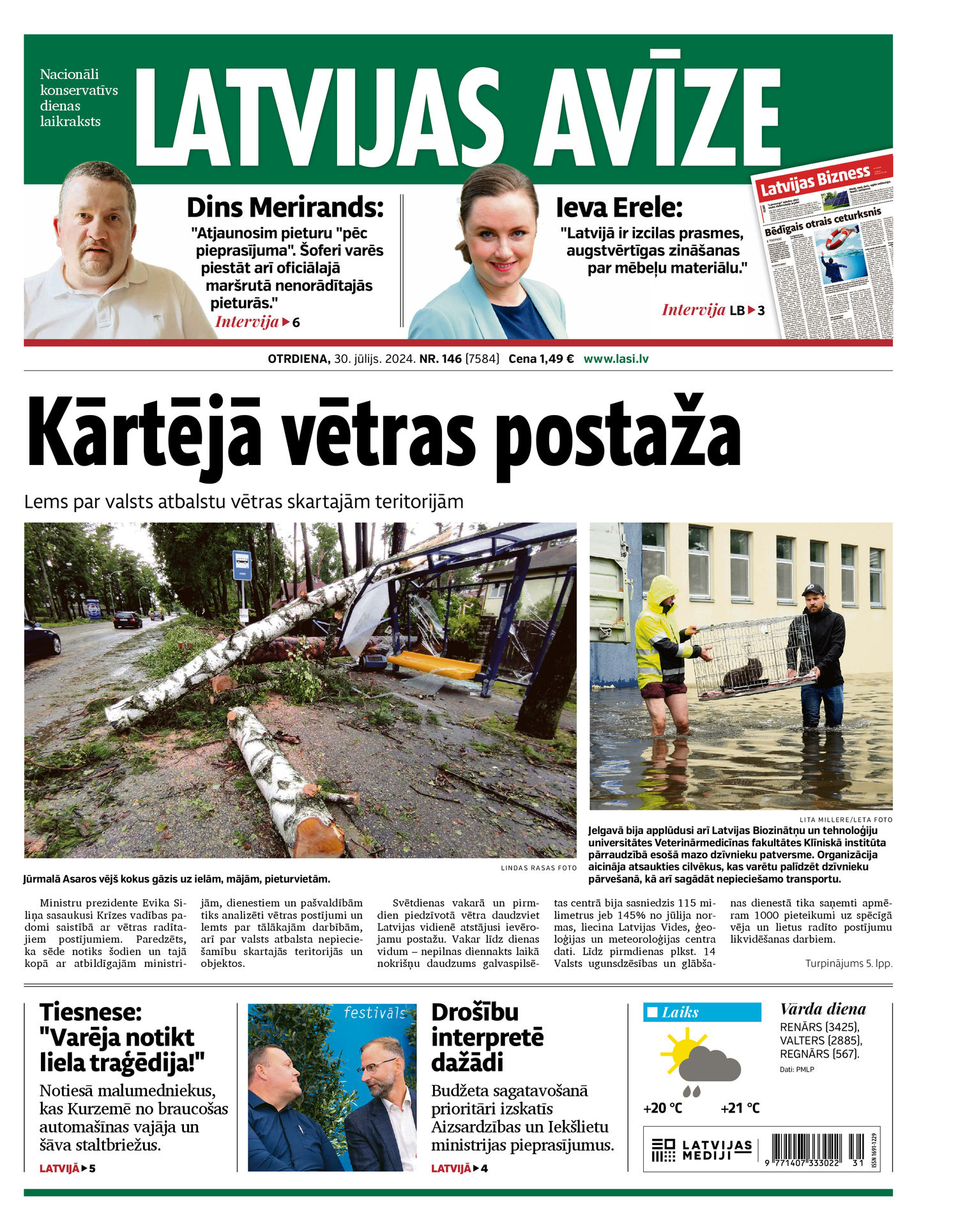 Latvijas Avīze | e-izdevums kioskā