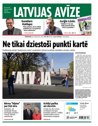 Latvijas Avīze | e- izdevums kioskā