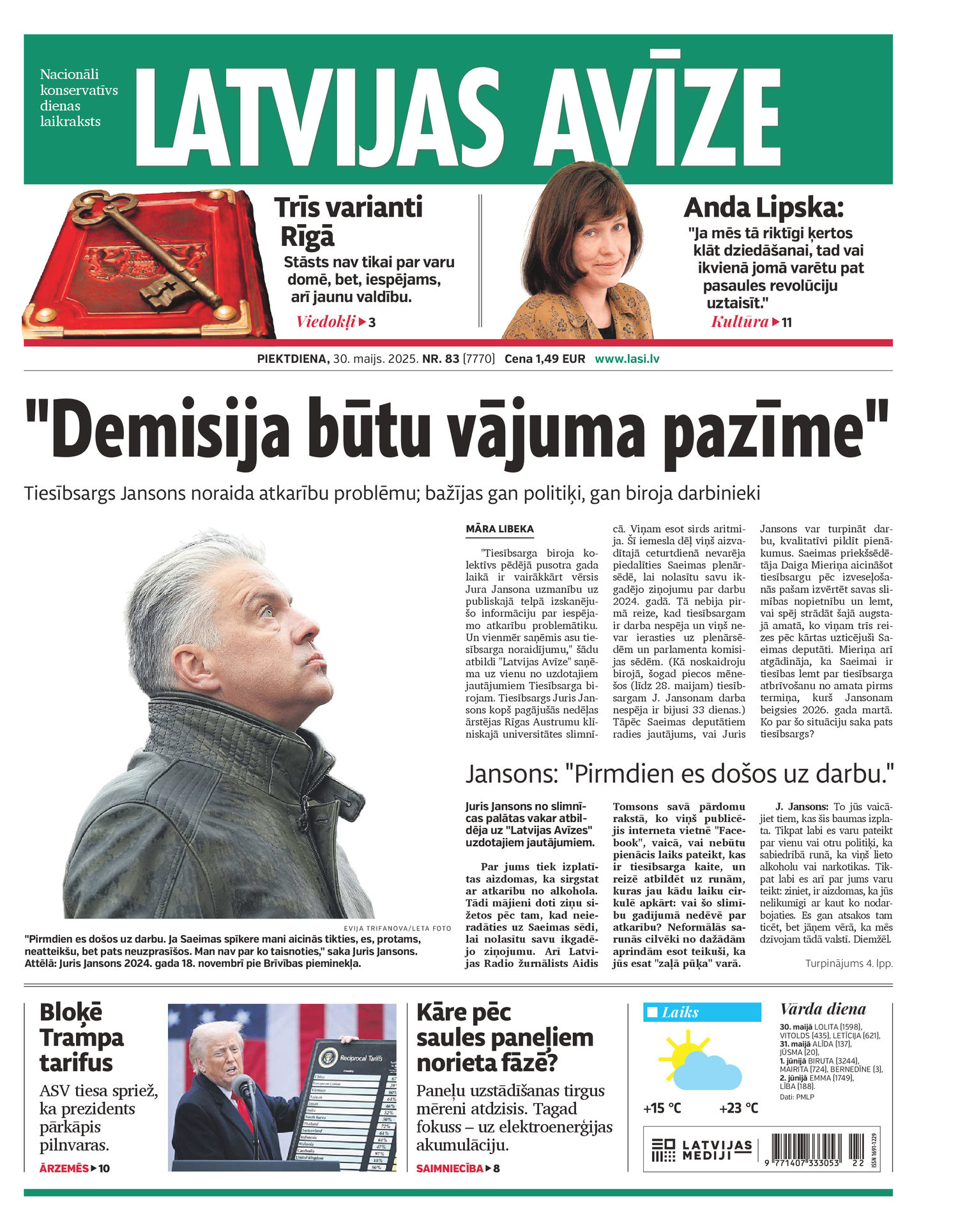 Latvijas Avīze | e-izdevums kioskā