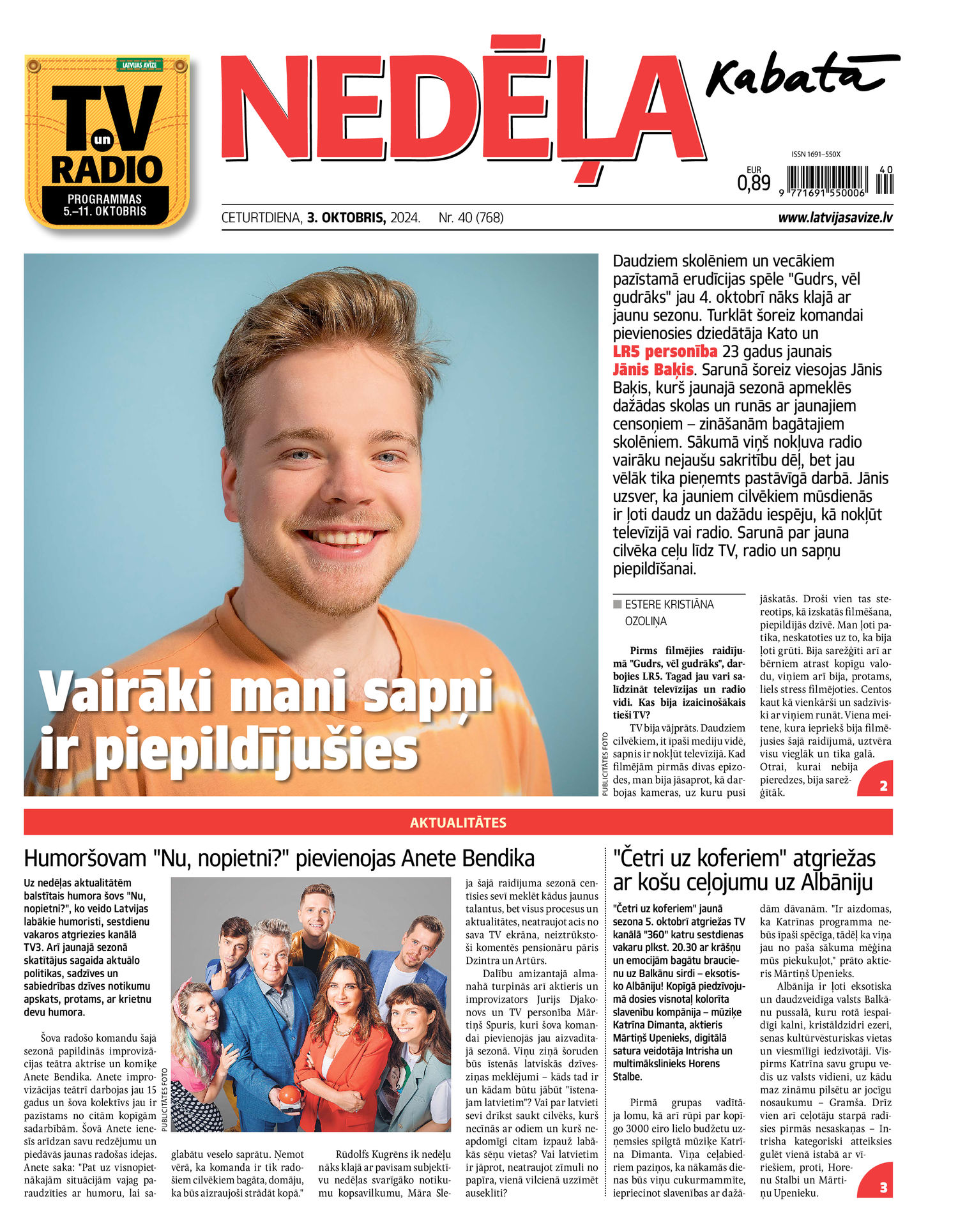 Nedēļa Kabatā | e-izdevums kioskā Nedēļa Kabatā | e-izdevums kioskā
