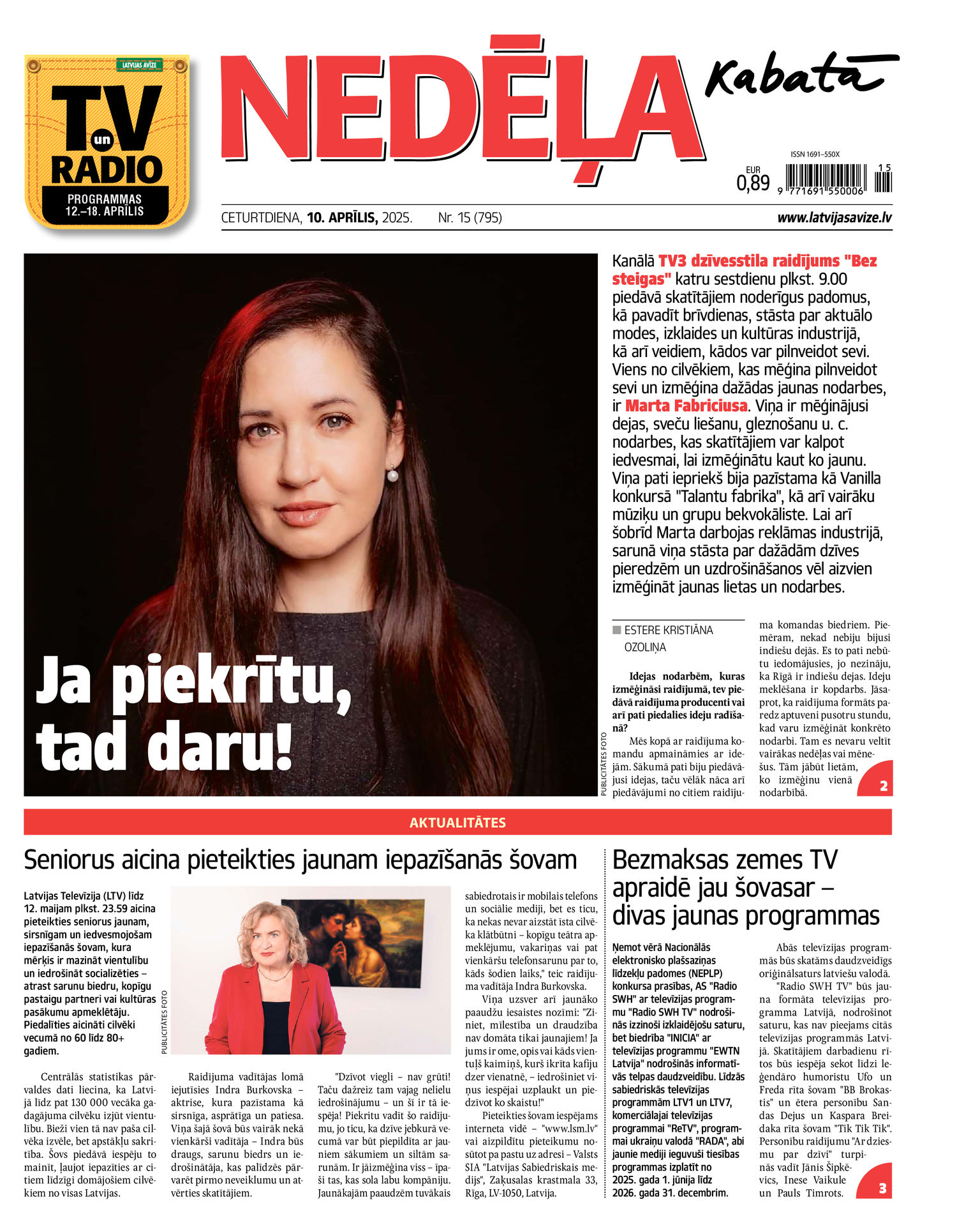 Nedēļa Kabatā | e-izdevums kioskā