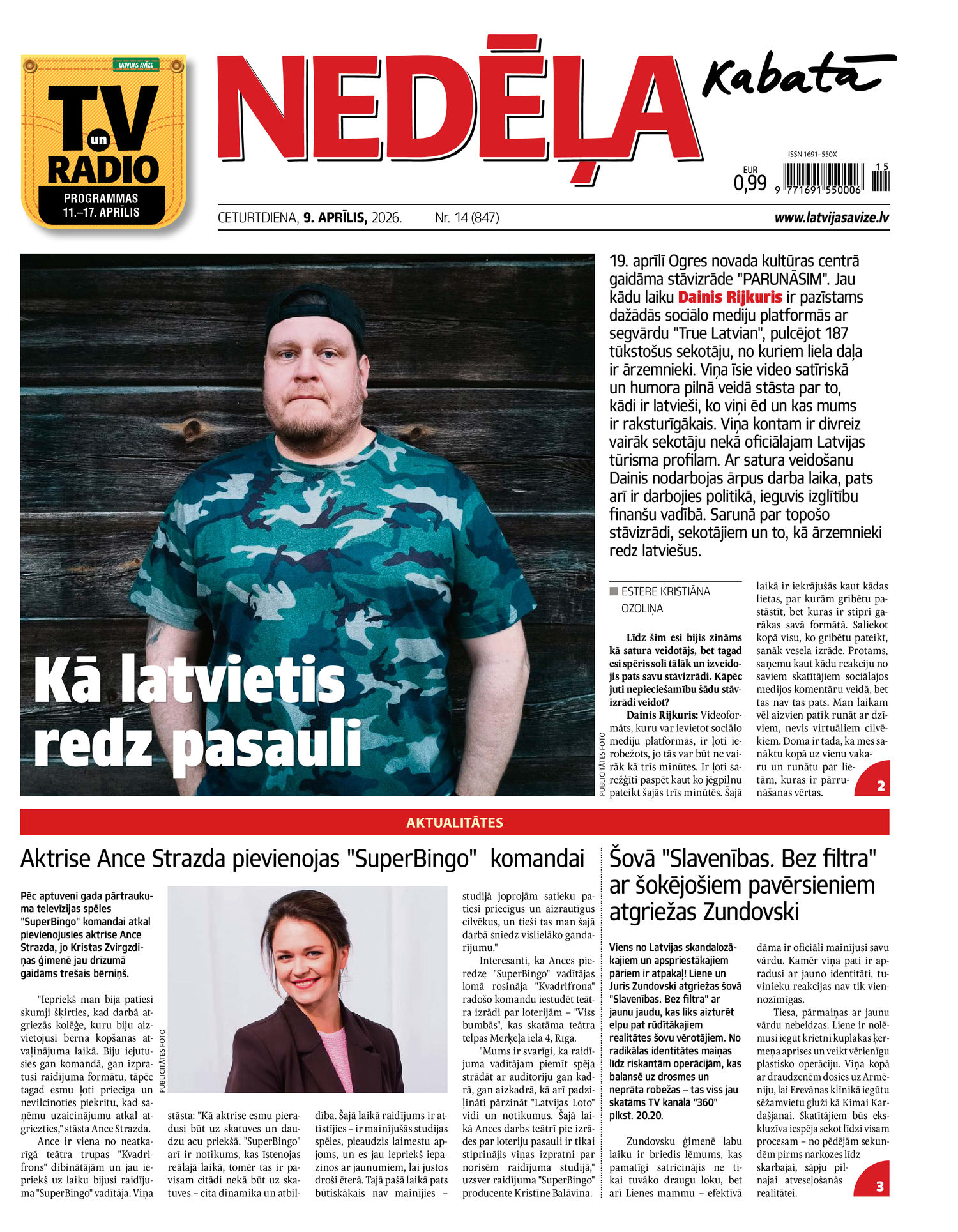 Nedēļa Kabatā | e-izdevums kioskā