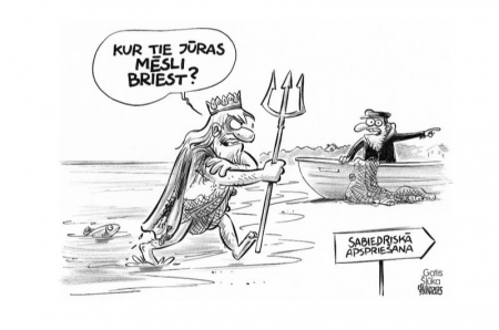 Zīmē Gatis Šļūka. Kur tie jūras mēsli briest? 