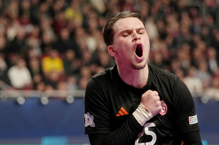 Latvijas telpu futbola izlases balsts – vārtsargs Rainers Mūrnieks.