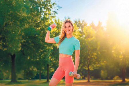 Fitnesa un uztura trenere Madara Meiere.