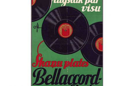 "Bellacord" 20. gs. 30. gadu plakāts.