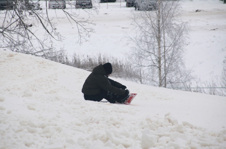 Slēpošanas trase atpūtas kompleksā "Milzkalns".