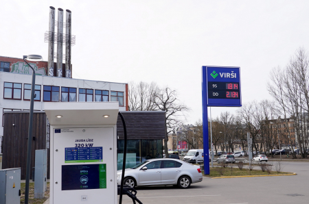 Degvielas uzpildes stacija "Virši" 2026. gada 24. martā.