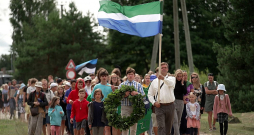 Lībiešu svētku gājiens.