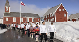 Grenlandes parlamenta deputāti.