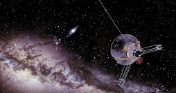 "Pioneer 10" NASA mākslinieka skatījumā.