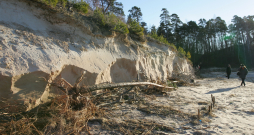 Saulkrastu jūrmala. Smiltis.