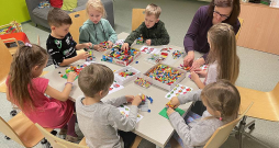 Lego nodarbība Preiļu Galvenajā bibliotēkā.