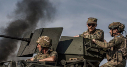 Ukraiņu karavīri. "Azov" brigāde. 