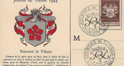 Žana Žaka Renuāra de Vilaijē pasta piemiņai 1944. gadā Francijā izdotā pastmarka un pastkarte.