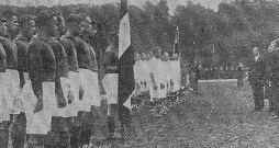Latvijas futbola izlase 1933. gada septembrī Kauņā.