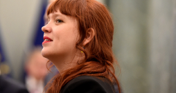 Kultūras ministre Agnese Logina piedalās 42. Ministru kabineta svinīgajā sēdē.