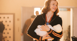 Kadrs no Dzintara Dreiberga filmas par basketbola komandu "TTT". Agnese Budovska. 