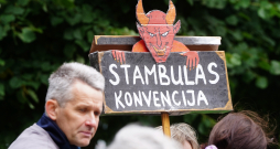 Pikets pret Latvijas pievienošanos Stambulas Konvencijai.