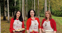 "3Muskatriekstu" komanda (no kreisās): Liene Pommere, Lāsma Pommere un Lauma Jokste.