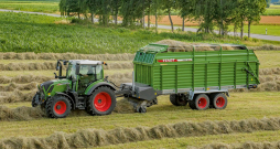 'Fendt Tigo MS 60' piekabe darbībā.