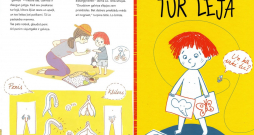 Diskusijas izraisījušās grāmatas "Tur lejā" vāks.