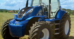 'New Holland' metāna traktors.
