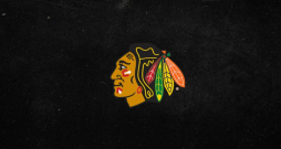 Čikāgas "Blackhawks" logo.