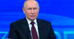 Vladimirs Putins intervijā Krievijas valsts televīzijai. 