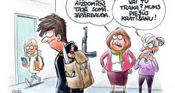 Zīmē Gatis Šļūka. Skola.