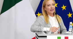 Itālijas premjerministre Džordžija Meloni Rīgā.