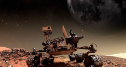 "Curiosity" pēta Marsa virsmu.