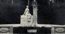 "Kurzemes atbrīvošanas" piemineklis Pirmā pasaules kara gados.