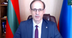 Tā dēvētais Piedņestras ārlietu ministrs Vitālijs Ignatjevs.