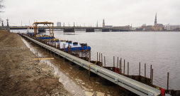 Mūkusalas ielas krasta promenādes pārbuve.