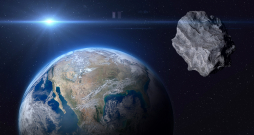 Zeme un asteroīds. Ilustratīvs attēls.