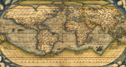 Ortēlija antīkā pasaules karte, tapusi ap 1570. gadu.