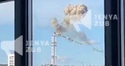 Krievijas spēki sašāvuši Harkivas televīzijas torni.