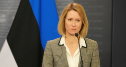 Baltijas valstu premjerministru un Vācijas kanclera tikšanās. Kaja Kallasa.