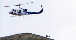 Irānas prezidenta Ibrahima Raisi helikopters neilgi pirms avārijas valsts ziemeļos.