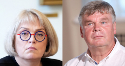 Ilona Meija un Romāns Vanags.