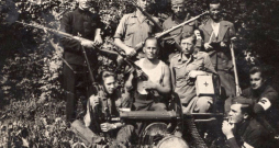 Nacionālo partizānu grupa. 1941. gada vasara.