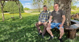 Brāļi Egils un Dainis Kreicbergi.