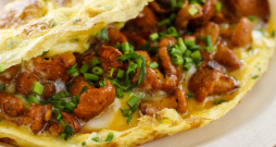 Gaileņu omlete.