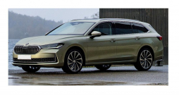 "Škoda Superb" — liels, bet slaids. Izcils tālu ceļojumu auto.