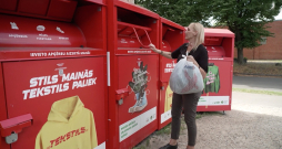 Kas no konteineru sastāva aiziet labdarībai, kas nokļūst lietoto apģērbu veikalos, un ko nosūta uz trešajam valstīm?