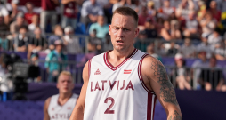 Latvijas 3x3 basketbola izlases spēlētājs Kārlis Lasmanis.