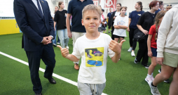 Rīga uzņem bērnus un jauniešus no Černihivas. Ukraiņu bērni.