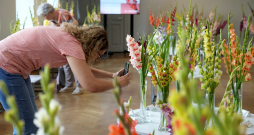 Izstāde "Gladiolas 2024" Latvijas Dabas muzejā.