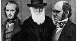 Čārlzs Darvins 1840. 1881. un 1854. gadā.